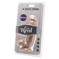Get Real - Gode 12 Cm Avec Billes Vibrateur Skin